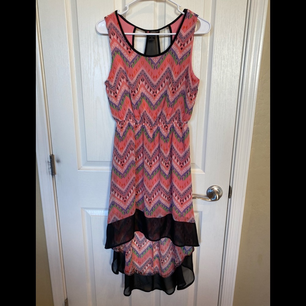 Women’s “Delirious” sleeveless asymmetrical dress